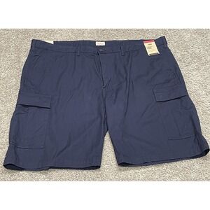 Levi's Carrier Ripstop Cargo Shorts Mens Size 48 Relaxed Fit Navy Blue NEW